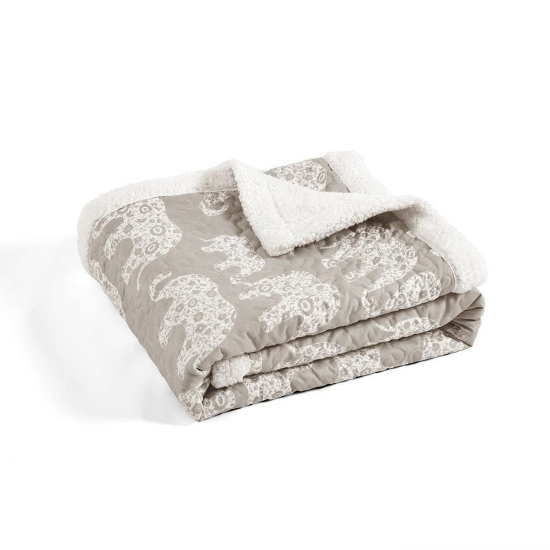 Elephant Parade Sherpa Throw