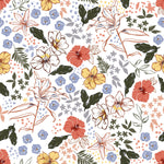 White Floral Wallpaper