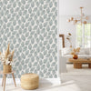 Stylish Grey Leaves Wallpaper Smart