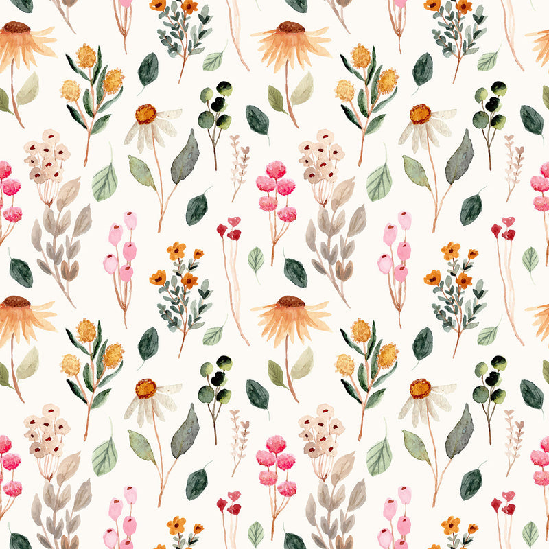 Contemporary Little Wildflowers Wallpaper