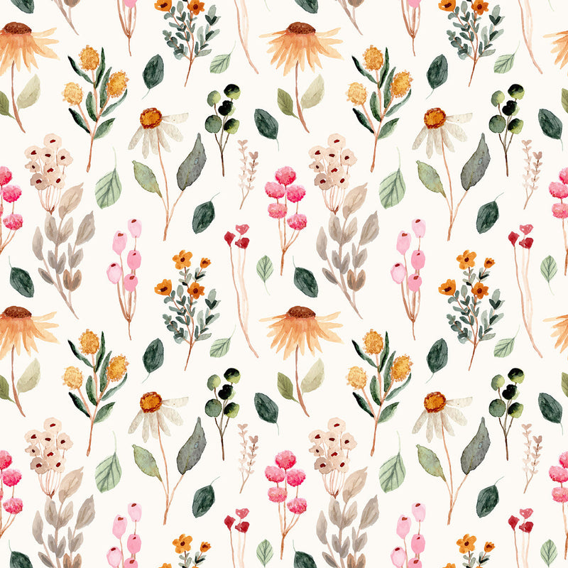 Contemporary Little Wildflowers Wallpaper