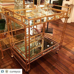 Currey and Company Odeon Bar Cart 4217 - LOVECUP - 2