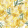 Lemons  on White Wallpaper