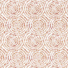 Shower Curtain in Cecil Potters Wheel Terracotta Brown Watercolor Circular Dot Geometric