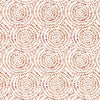 Round Tablecloth in Cecil Potters Wheel Terracotta Brown Watercolor Circular Dot Geometric