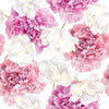 Contemporary Gentle Pink Flowers Wallpaper Vogue
