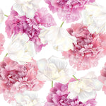 Contemporary Gentle Pink Flowers Wallpaper Vogue