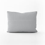 Decorative Pillows in Classic Black Ticking Stripe on White