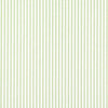 Round Tablecloth in Classic Kiwi Green Ticking Stripe on White