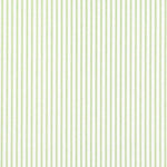 Rod Pocket Curtains in Classic Kiwi Green Ticking Stripe on White