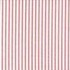 Gathered Bedskirt in Classic Lipstick Red Ticking Stripe on White