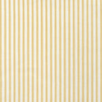 Rod Pocket Curtain Panels Pair in Cottage Barley Yellow Gold Stripe