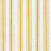 Rod Pocket Curtain Panels Pair in Cottage Barley Yellow Gold Stripe