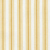 Rod Pocket Curtain Panels Pair in Cottage Barley Yellow Gold Stripe