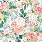 Cream Color Flowers Wallpaper