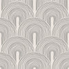 Black Arc Pattern Wallpaper