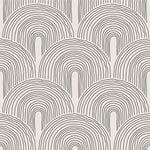 Black Arc Pattern Wallpaper
