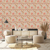 Beige Vintage Pattern Wallpaper