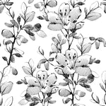 Contemporary Hand Drawn Flowers Wallpaper Vogue