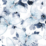 Butterflies among Flowers Wallpaper