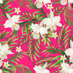 Brightly Wallpaper with White Flowers