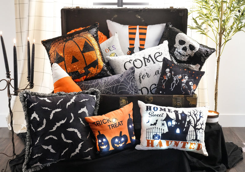 Halloween Heroes Decorative Pillow