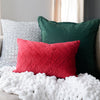 Velvet Pleat Decorative Pillow