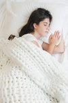 Hygge Ultra Soft Chenille Chunky Knit Throw