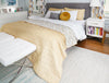 Diamond Clip Jacquard Duvet Cover 3 Piece Set