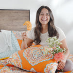Harley Reversible Cotton Duvet Cover 3 Piece Set
