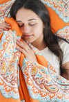 Harley Reversible Cotton Duvet Cover 3 Piece Set