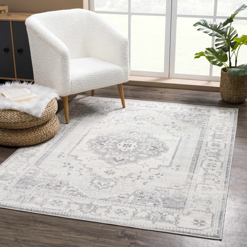 Tigried Ivory & Gray 2315 Area Rug