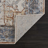 Blue Orange Hera Washable Area Rug