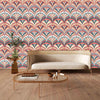 Red and Black Pattern Wallpaper