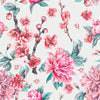 Peonies and Sakura Tree Wallpaper