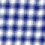 Rod Pocket Curtain Panels Pair in Farmhouse Dark Blue Gingham Check on White