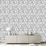 Grey Buds on Trees Wallpaper