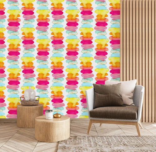 Multicolored Spots Wallpaper
