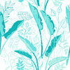 Light Blue Leaves Wallpaper