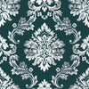 Dark Green Vintage Wallpaper