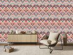 Red and Black Pattern Wallpaper