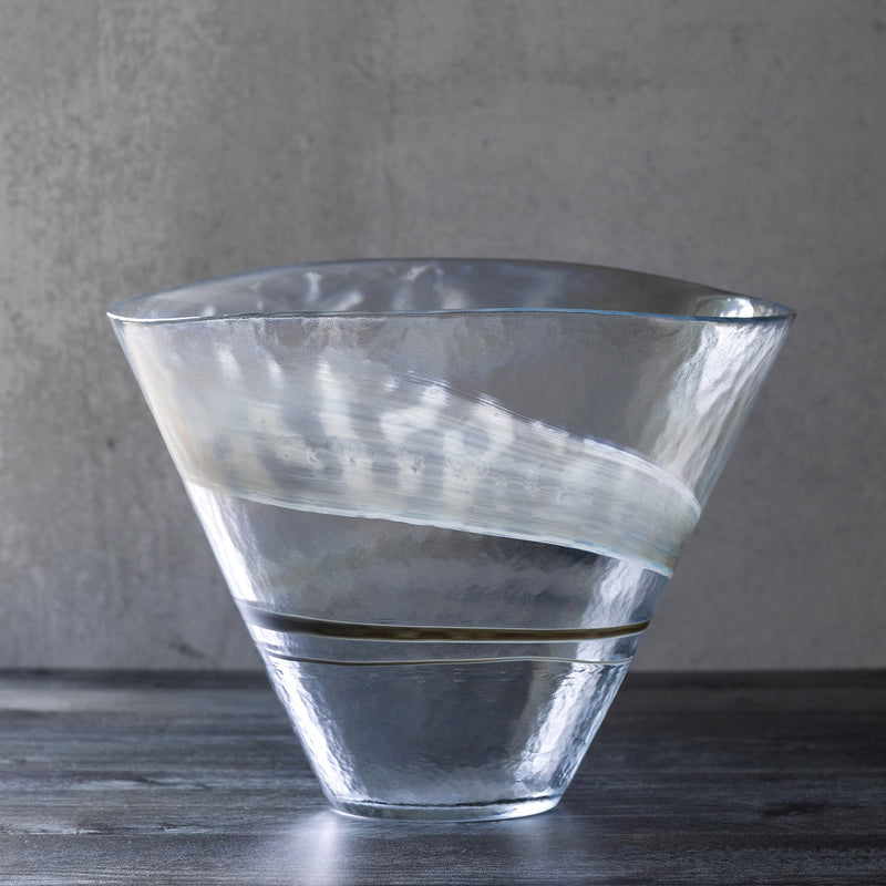 Lovecup Smoke Murano Glass Bowl L732