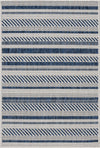 Olin White&Blue Performance Rug