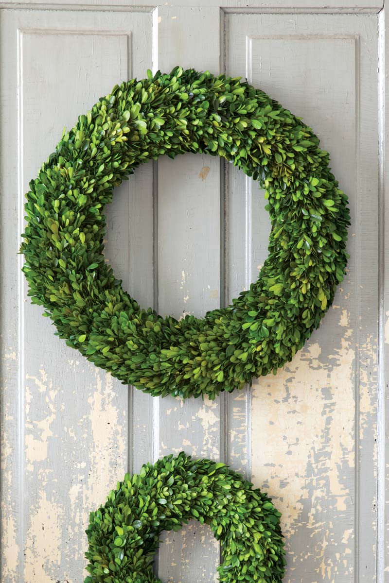 Preserved Boxwood Wreath, Large L094
