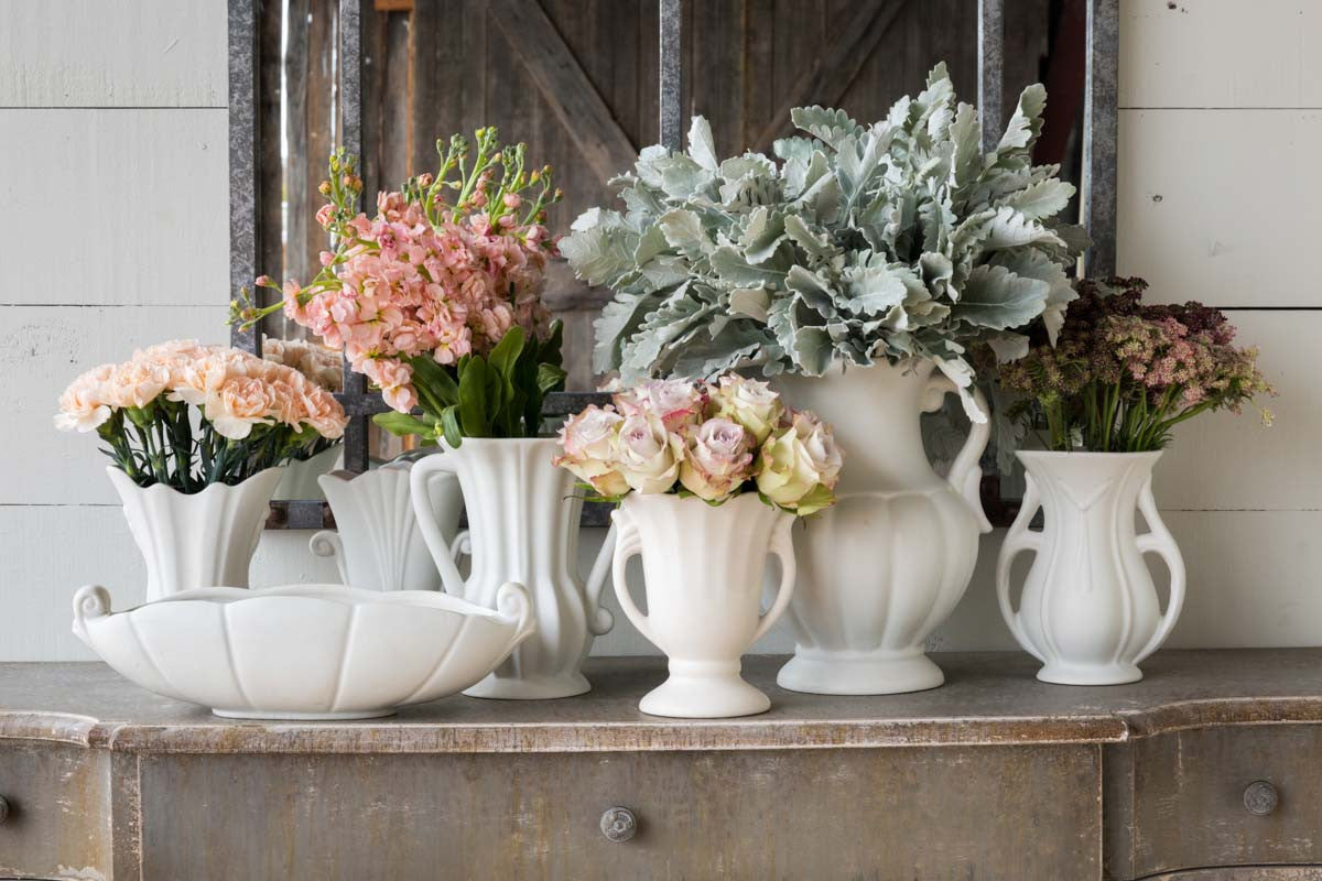 Lovecup Vintage Matte Glaze Flower Vase Set of 4 L262 – Lovecup.com