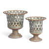Lovecup Woven Metal Classic Urn, Set of 2 L297