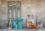 Lovecup Cast Iron Aged Garden Urn L263