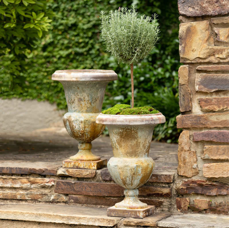 Lovecup French Inspired Aged Mantel Urn L974
