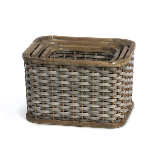 Lovecup Woven Storage Basket, Set of 3, L070