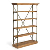 Brogdon Manor Elm and Iron Bookshelf L531
